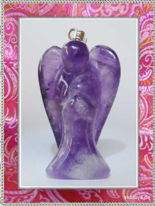 Amethyst Engel Edelsteinanhänger